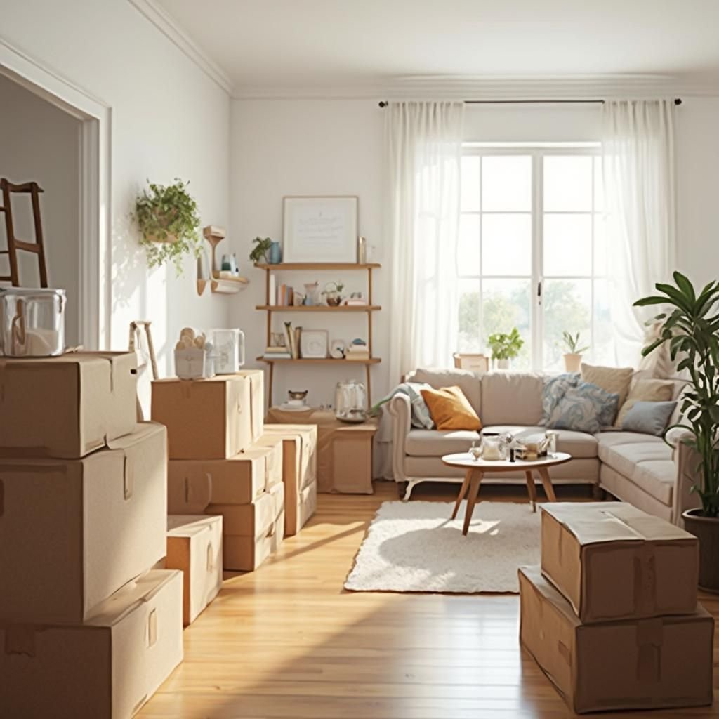 Move-out cleaners deep cleaning empty house before moving