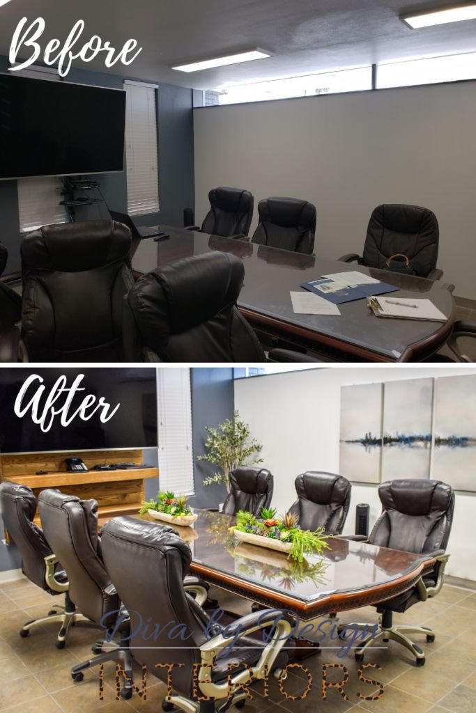 office cleaning before and after results