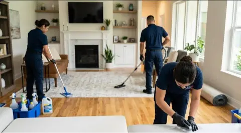 Professional commercial cleaning service for offices and businesses