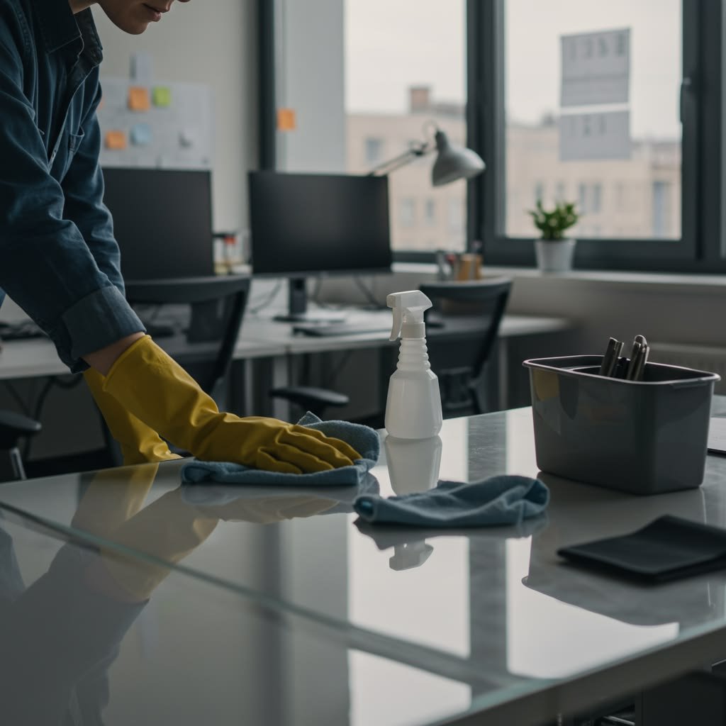 Professional office cleaning service for a clean and healthy workplace