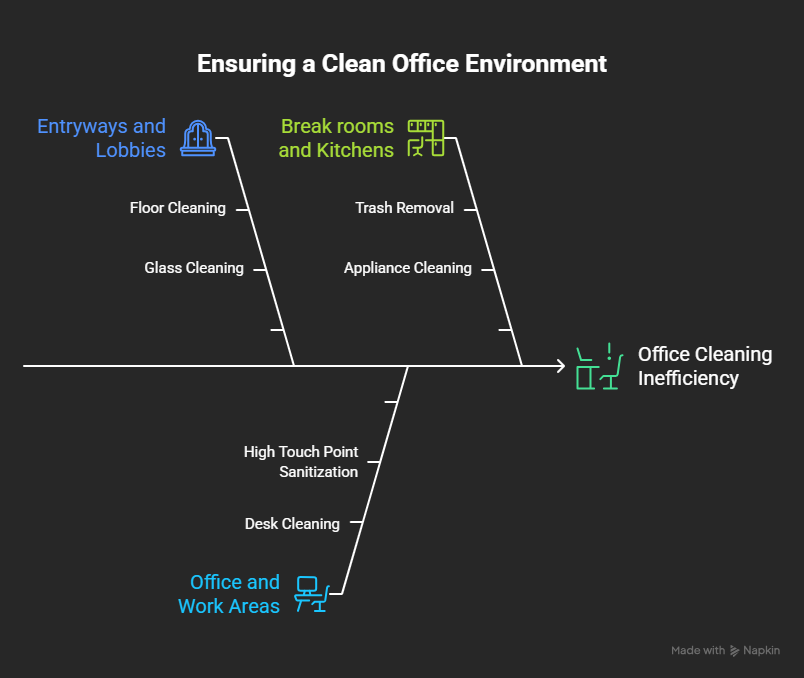 office Cleaning Checklist illustration